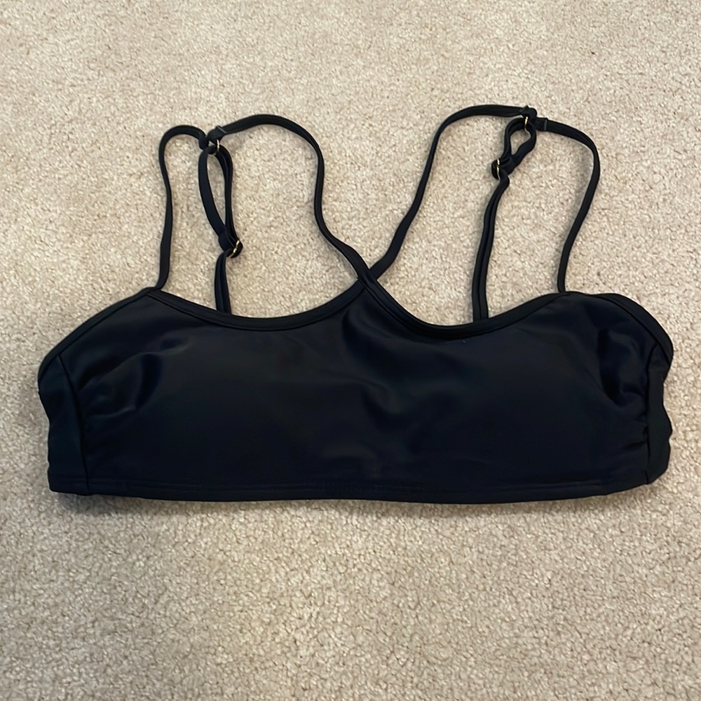 Target Strappy Black Bikini Top